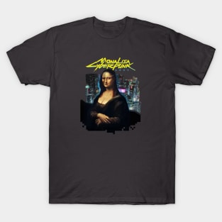 MONA LISA cyberpunk 1507 T-Shirt